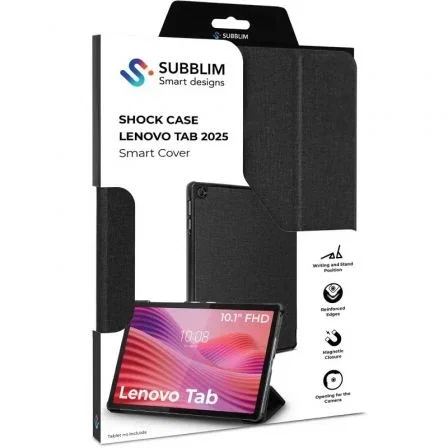 Subblim Funda Shock Case para Lenovo Tab 10,1 pulgadas 2025, Negra Subblim Funda Shock Case para Lenovo Tab 10,1 pulgadas 2025, Negra